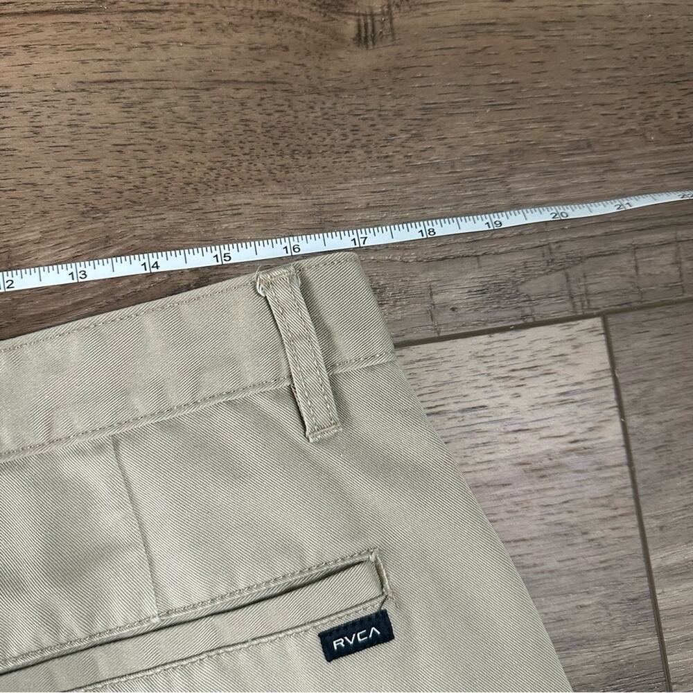 RVCA Men's Weekend‎ Chino Shorts, Khaki, Size 33 - Picture 8 of 9